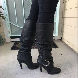 INC Leather boots Sz 7.5